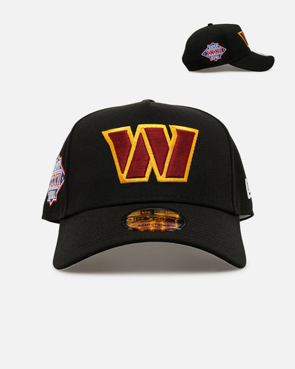 New Era Washington Commanders 'Black and Team Color' 9FORTY A-Frame Snapback Black/Official Team Color