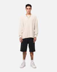 XXIII Textured Long Sleeve T-Shirt Sand
