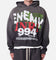 MNML Enemy Hoodie Washed Black