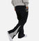 MNML Contrast Bootcut Sweat Pants Black