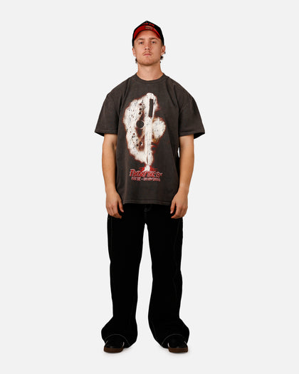 73Studio X Friday The 13th Part VII 'Horror Classics' The New Blood Heavyweight T-Shirt Black Wash