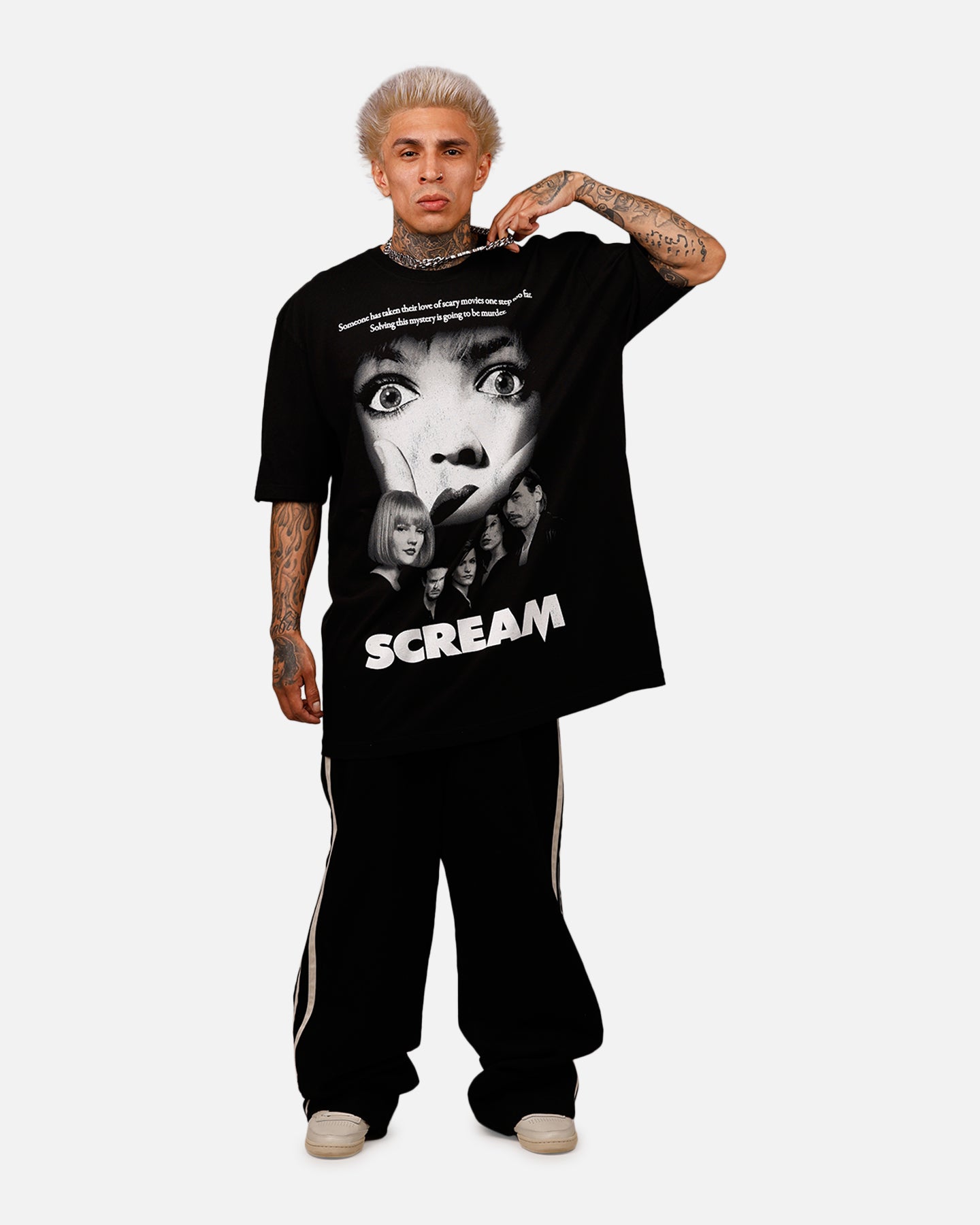 Bioworld Vintage Scream T-Shirt Washed Black | Culture Kings US