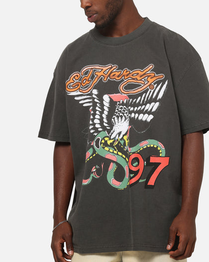 Ed Hardy Hardy Motors T-Shirt Washed Black