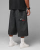 Loiter Hybrid Patch Shorts Black
