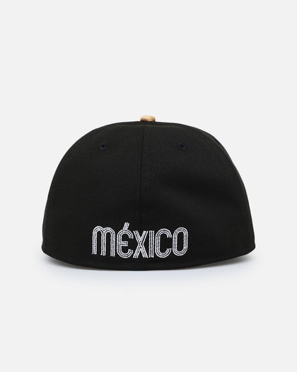 New Era Mexico National Baseball Team 59FIFTY Fitted Black Metallic
