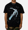 73Studio Marvel Fantastic Four Silver Surfer Vintage T-Shirt Black