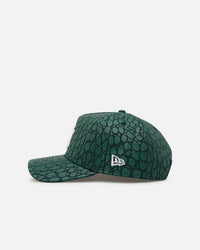 New Era New York Yankees 'Croc Skin 2.0' 9FORTY A-Frame Snapback Dark Green