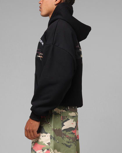 Loiter Star Global Hoodie Black