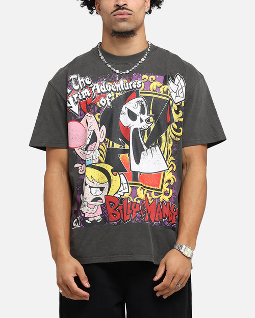 American Thrift X Cartoon Network Grim Adventures Heavy T-Shirt Black Wash