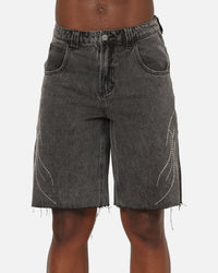 Saint Morta Sanctified Jorts Aged Grey