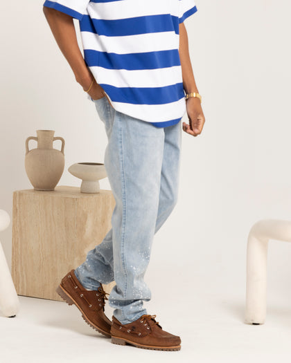 Carre Splash Jeans Light Blue