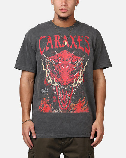 Ripple X Game Of Thrones 'House Of The Dragon' Caraxes T-Shirt Washed Black