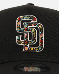 New Era San Diego Padres 'Floral Forever' 9FORTY A-Frame Snapback Black
