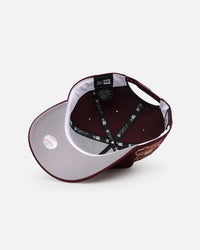 New Era Atlanta Braves 'Penny' 9FORTY A-Frame Snapback Maroon