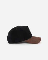 47 Brand New York Yankees 'Black Barren' 47 Offside DT Corduroy Snapback Black