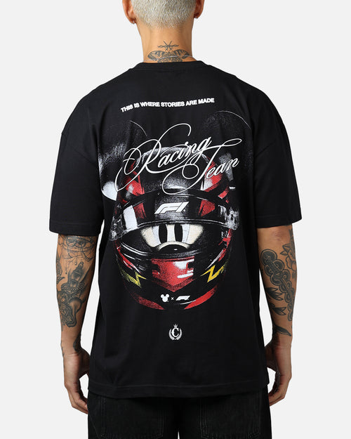 Culture Kings Disney x Formula 1® Mickey Helmet Vintage T-Shirt Black