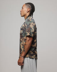 American Thrift Splatter Pocket T-Shirt Woodland