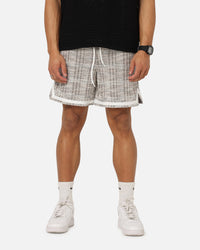XXIII Textured Ball Shorts Brown/Cream