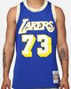 Mitchell & Ness Los Angeles Lakers Dennis Rodman 1998-99 College Twist Swing Jersey Blue/Yellow