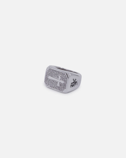 NXS Sanctity Ring Iced White Gold