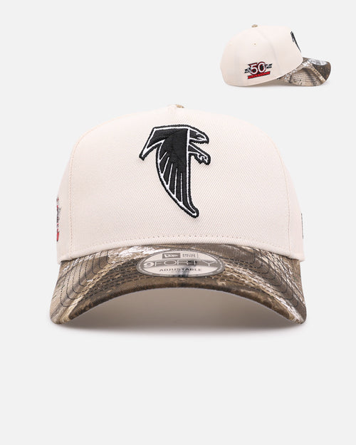 New Era Atlanta Falcons  'Realtree Visor' 9FORTY A-Frame Snapback Cream/Camo
