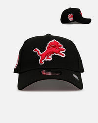 New Era Detroit Lions 'Black And Pink' 9FORTY A-Frame Snapback Black/Pink