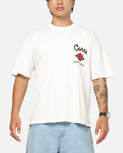 Carre Rose Box T-Shirt Off White