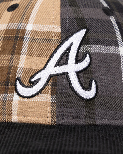 New Era Atlanta Braves 'Multi Panel Plaid' 9FIFTY High Crown Strapback Plaid