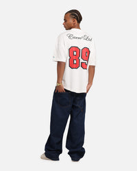 Carre Hitta Grid Iron T-Shirt Off White/Red