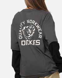 Dickies Payson 2Fer Long Sleeve T-Shirt Black