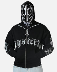 73Studio Rey Mysterio Masked Hoodie Black
