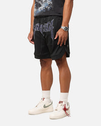 Saint Morta Rise Or Ride Basketball Shorts Black/Purple/White