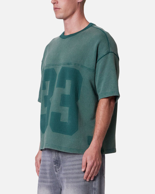 MNML Vintage Raglan Terry Jersey Green
