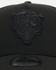 New Era Chicago Bears 'Black On Black' 9FORTY A-Frame Snapback Black/Black
