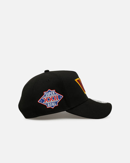 New Era Washington Commanders 'Black and Team Color' 9FORTY A-Frame Snapback Black/Official Team Color