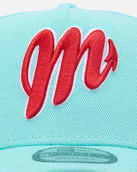 New Era  Mexico Diablos "Liga Mexicana De Beisbol" 9FORTY Snapback Turquoise