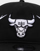 New Era Chicago Bulls 'Twisted Thorns' Golfer Pre-Curved Snapback Black