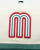 New Era Mexico National Baseball Team 'Mexican Cord Golfer' Corduroy Golfer Snapback Chrome