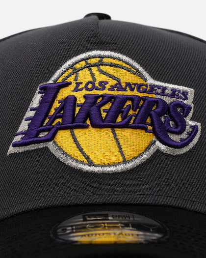 New Era Los Angeles Lakers 'Stealth 2.0' 9FORTY A-Frame Snapback Graphite