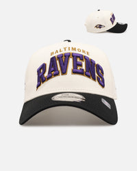 New Era Baltimore Ravens 'Vintage Arch Logo' 9FORTY A-Frame Snapback Official Team Colors