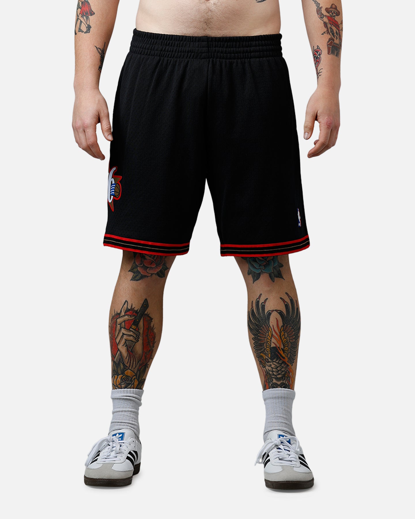 その他 Mitchell & Ness NBA 76ers Shorts M Mitchell & Ness Philadelphia 76ers 00-01' Swingman Shorts Black
