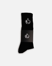 Culture Kings CK Crew Socks Black/White