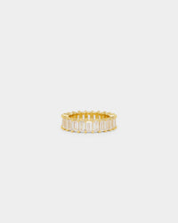 NXS Baguette Ring Iced Gold