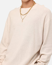 XXIII Textured Long Sleeve T-Shirt Sand