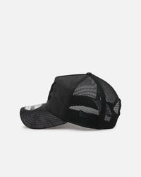New Era Atlanta Braves 'Camo' 9FORTY A-Frame Trucker Snapback Black