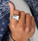 Loiter Breaking Bones Ring Silver/Black