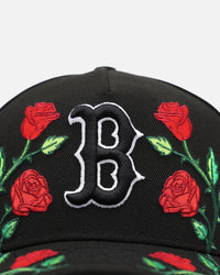 New Era Boston Red Sox 'Garden' 9FORTY A-Frame Snapback Black