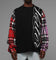 Loiter Script Flannel Long Sleeve T-Shirt Black