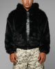 Loiter Eastern Bloc Fur Jacket Black