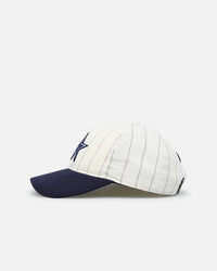 Pro Standard Dallas Cowboys Pinstripe Classic Dad Hat Strapback Eggshell/Yellow